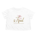 s7soul Women's Flowy Cropped Tee