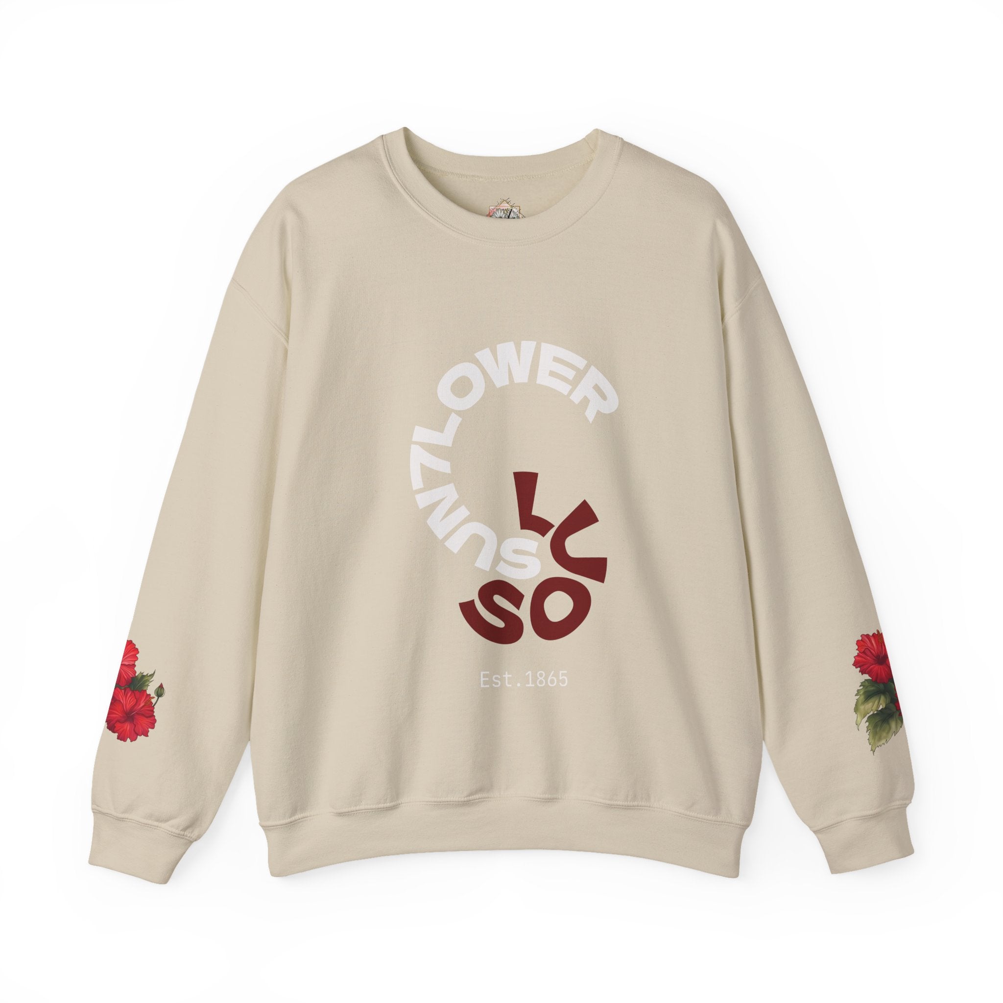 Minimalist 'Luso' Spiral Crewneck Sweatshirt – Modern Casual Pullover