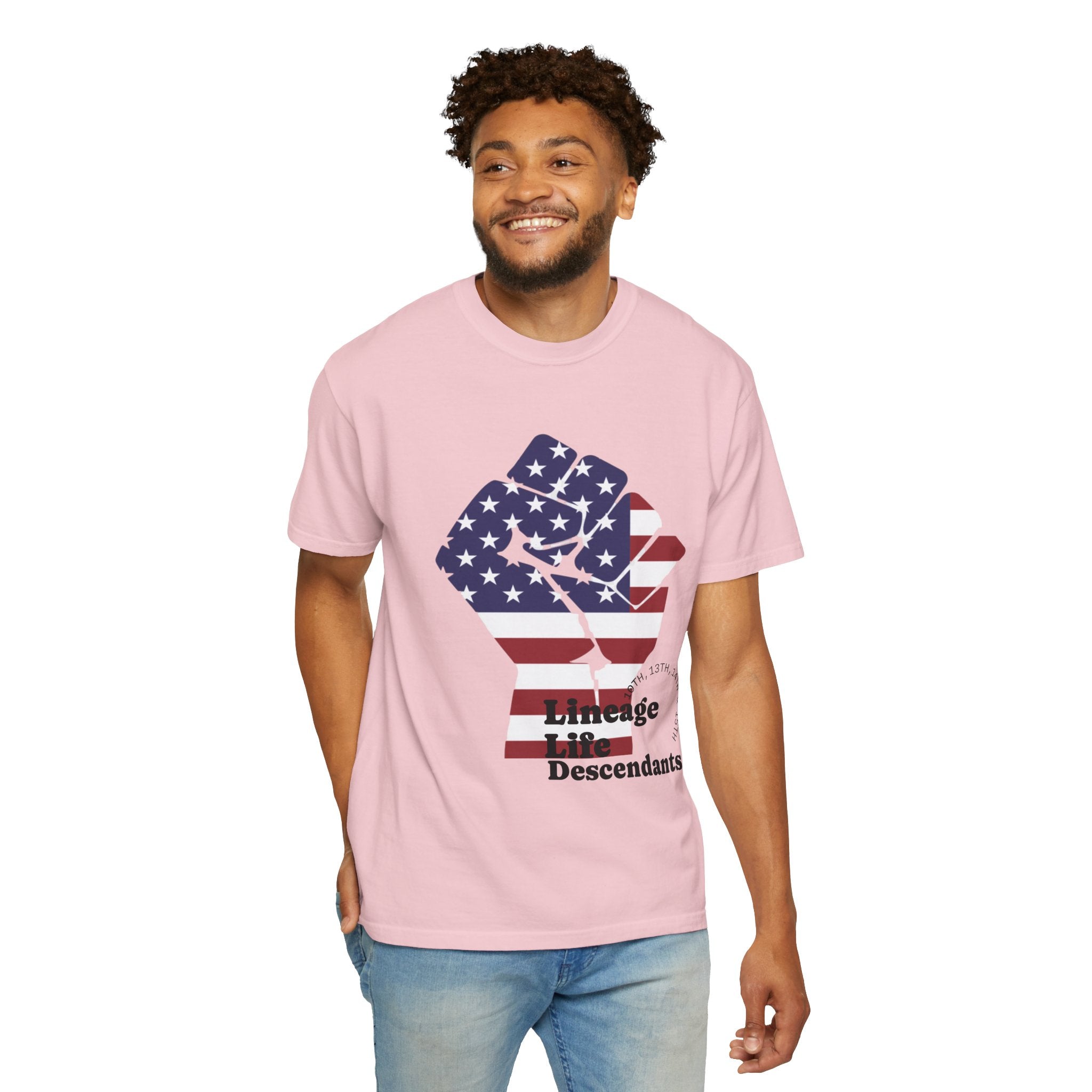 American Flag Fist T-Shirt — Patriotic USA Graphic Tee