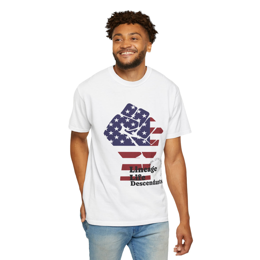 American Flag Fist T-Shirt — Patriotic USA Graphic Tee