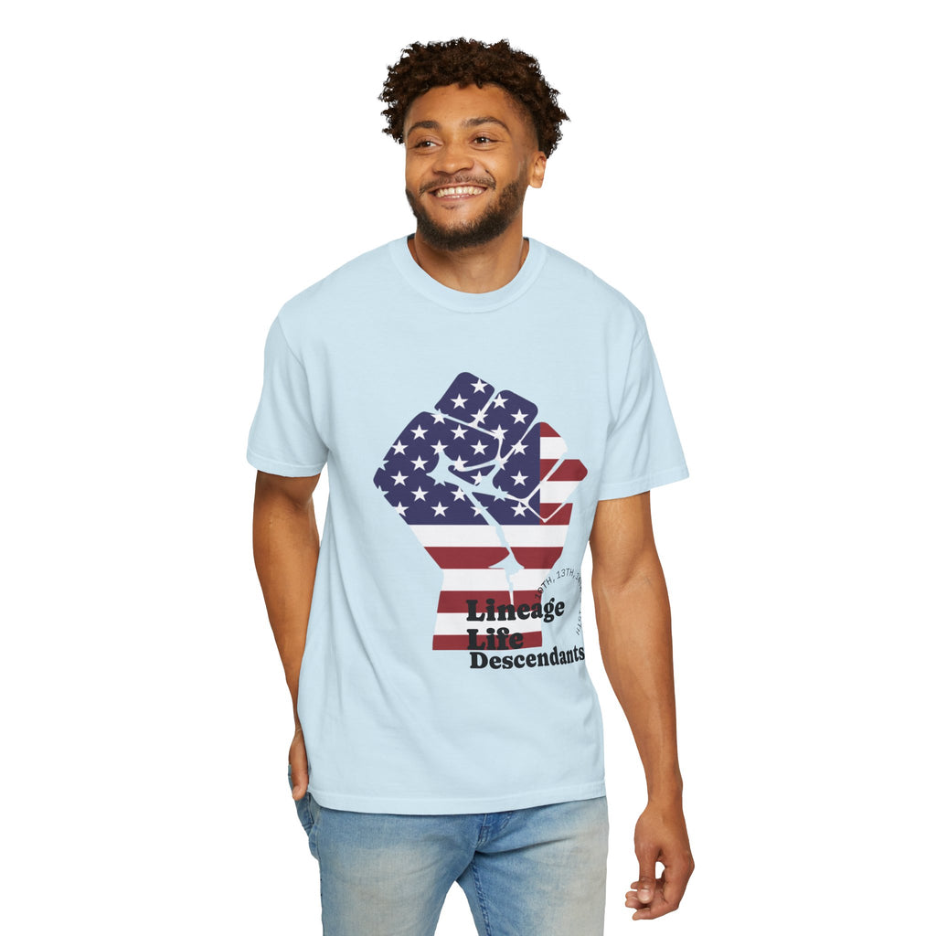 American Flag Fist T-Shirt — Patriotic USA Graphic Tee
