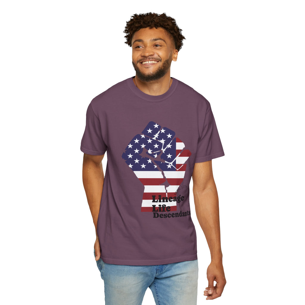 American Flag Fist T-Shirt — Patriotic USA Graphic Tee