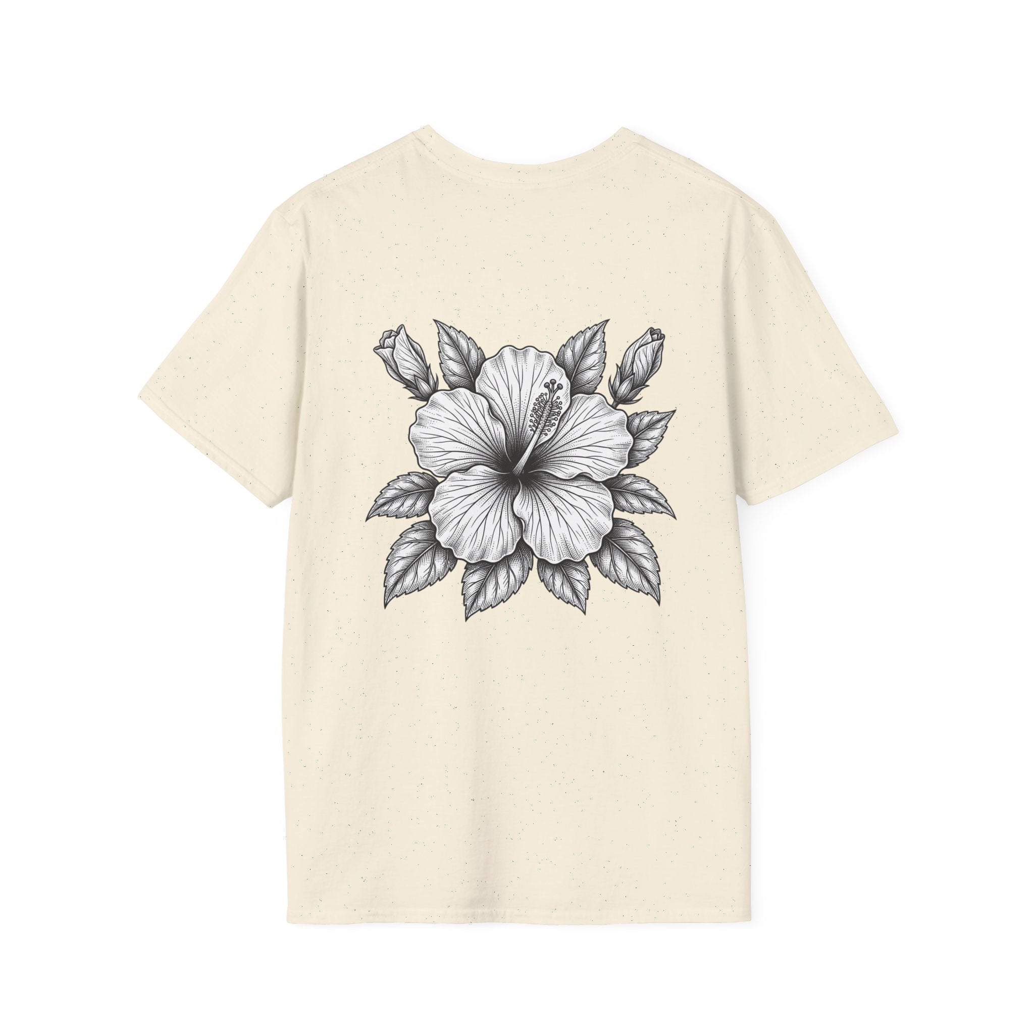 Sunflower Soul Nutrition Facts T-Shirt — Floral Hibiscus Graphic Tee