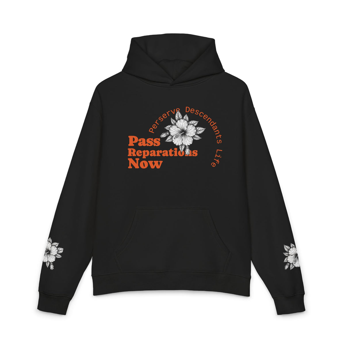Pass Reparations Now Hoodie — Stand On Code Graphic Relaxed Hoodie