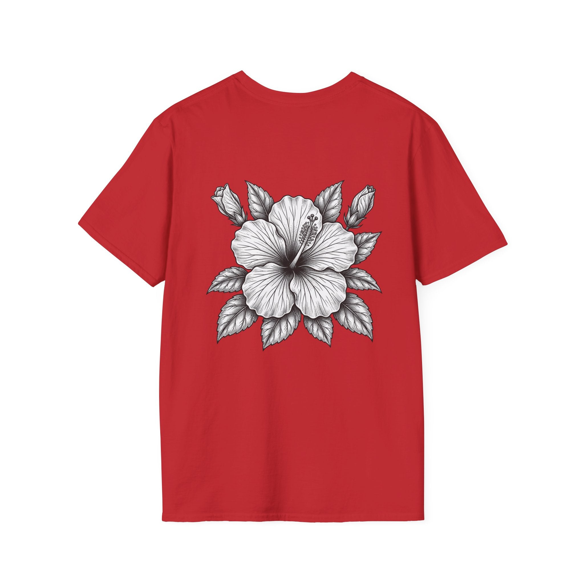 Sunflower Soul Nutrition Facts T-Shirt — Floral Hibiscus Graphic Tee