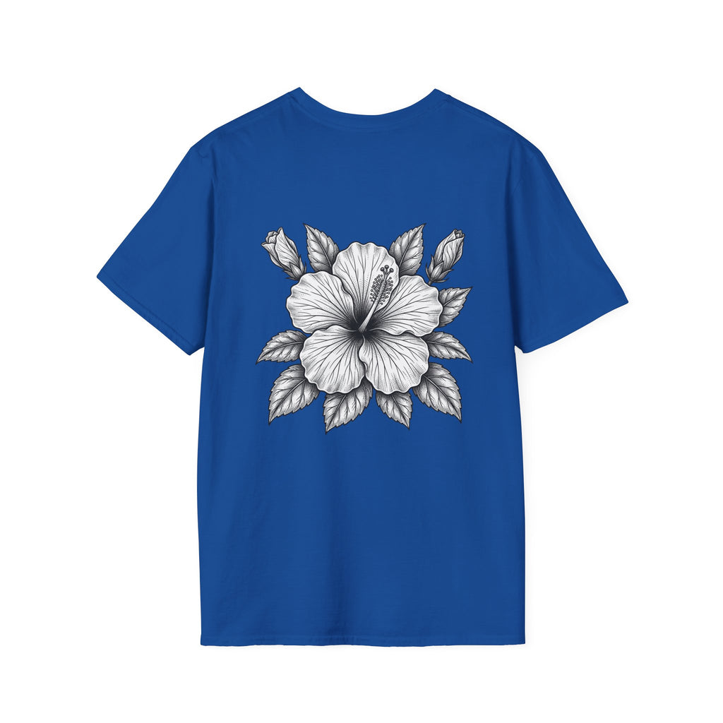 Sunflower Soul Nutrition Facts T-Shirt — Floral Hibiscus Graphic Tee