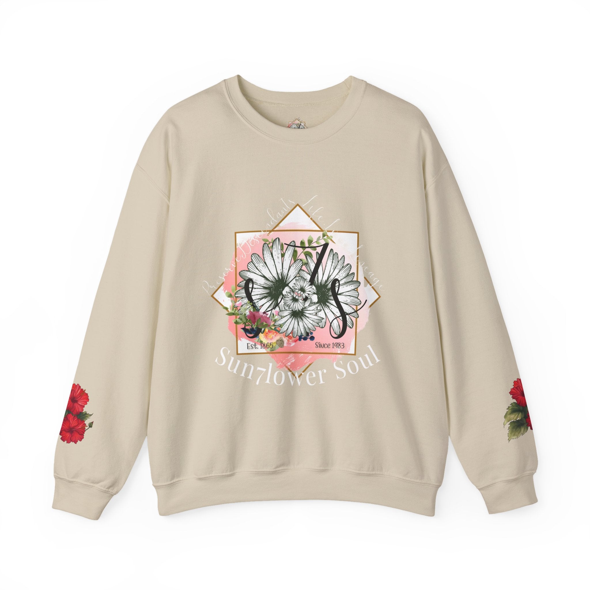 Sunflower Soul Floral Crewneck Sweatshirt