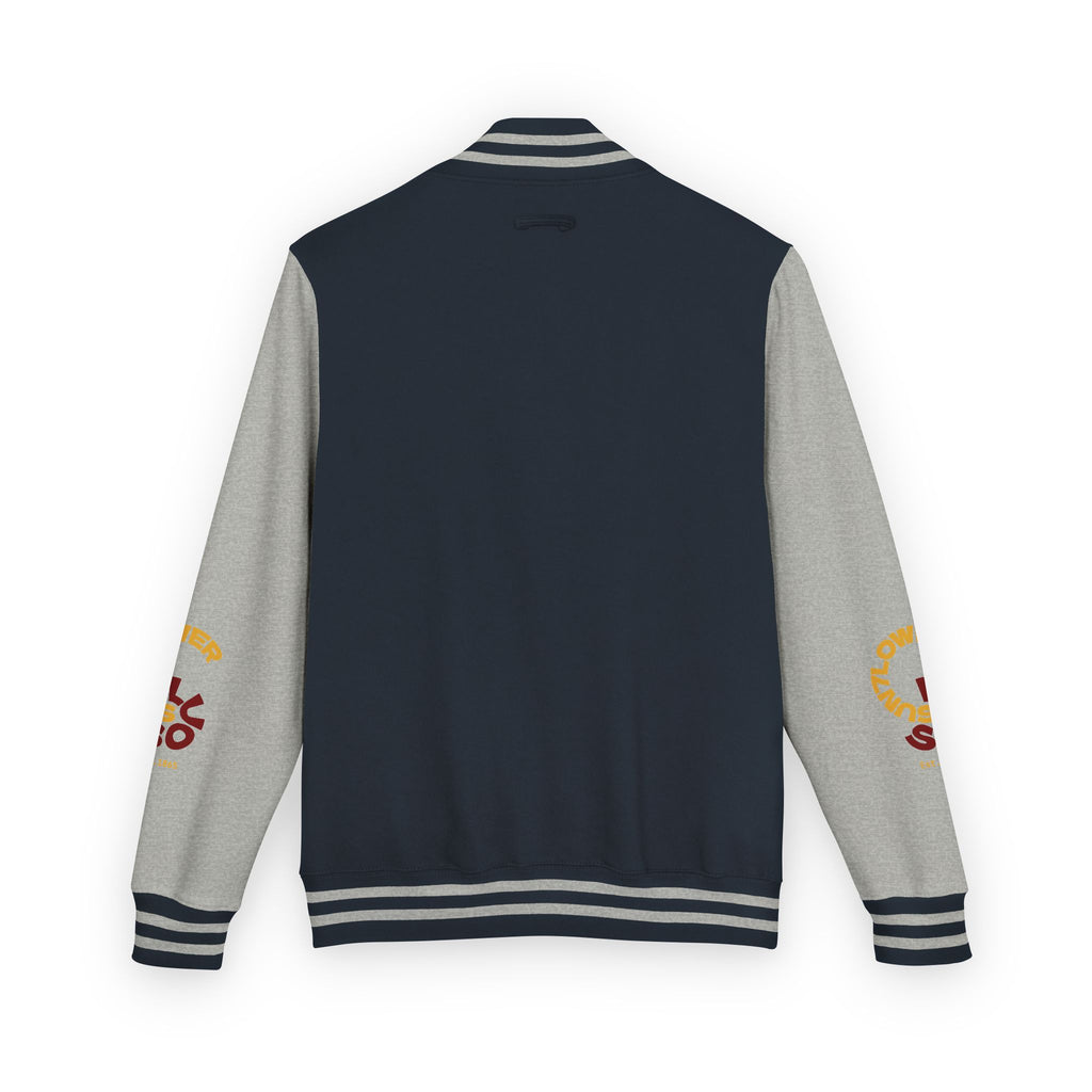 Letterman Jacket — Retro Sun7lower Soul 1865 Crest Varsity Jacket