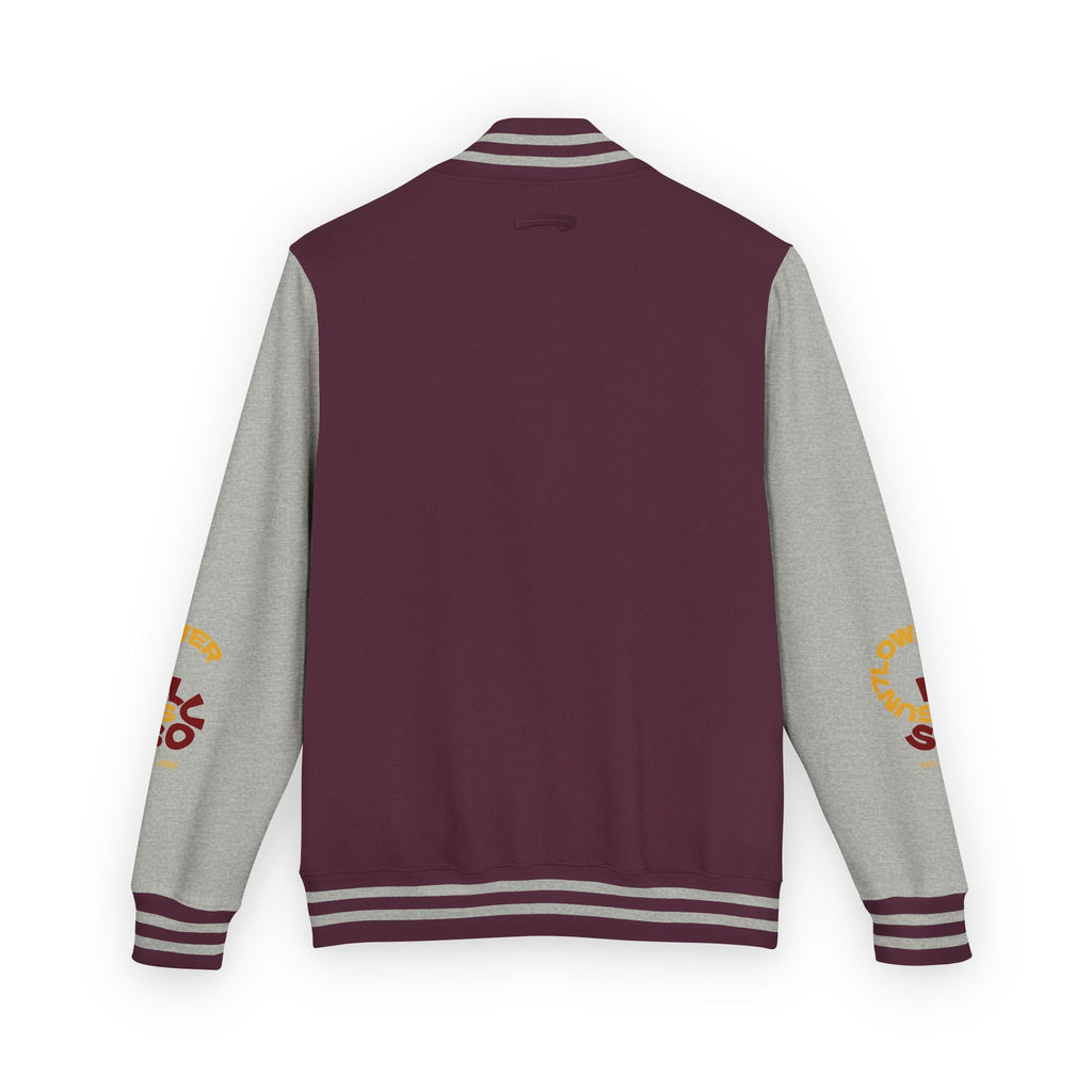 Letterman Jacket — Retro Sun7lower Soul 1865 Crest Varsity Jacket