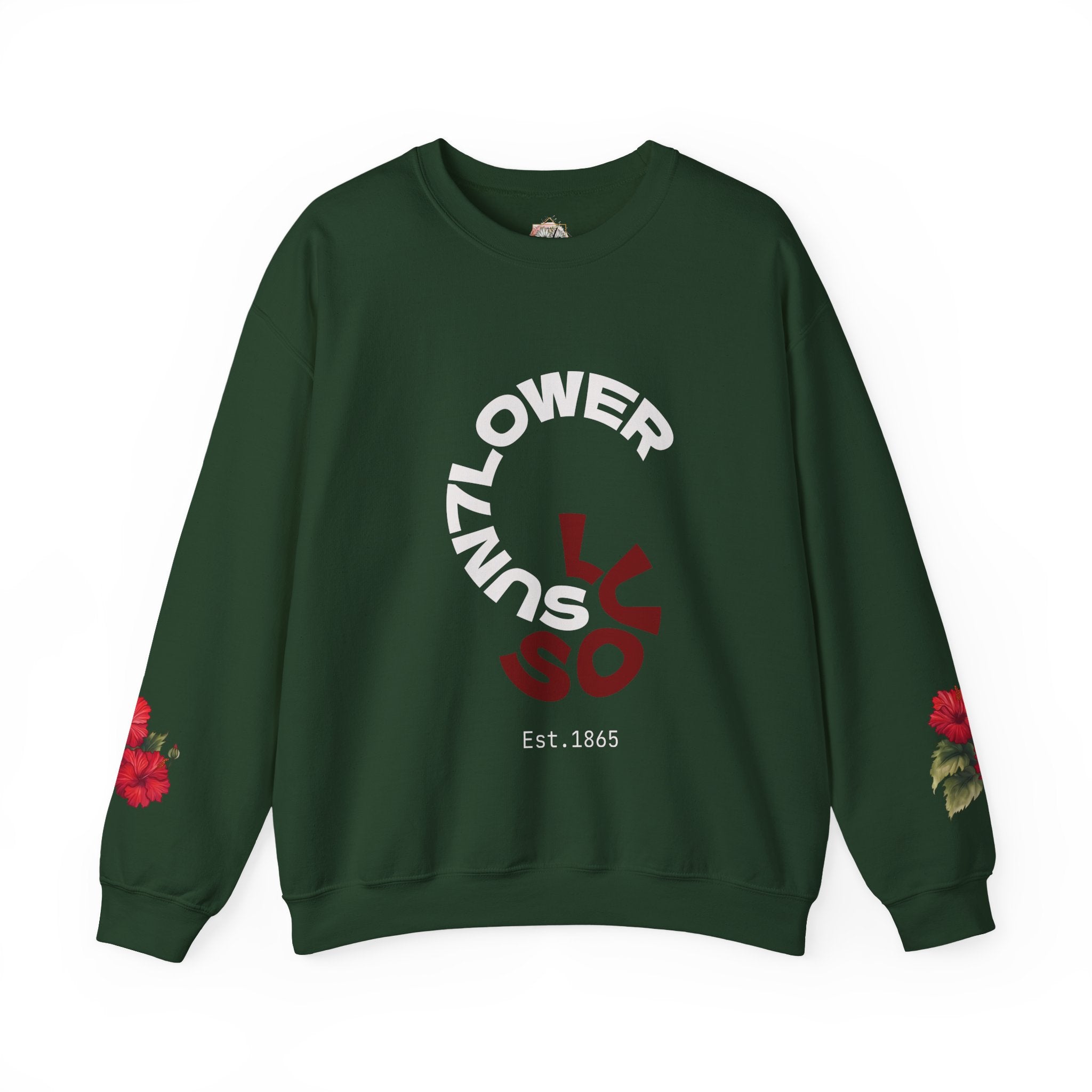 Minimalist 'Luso' Spiral Crewneck Sweatshirt – Modern Casual Pullover
