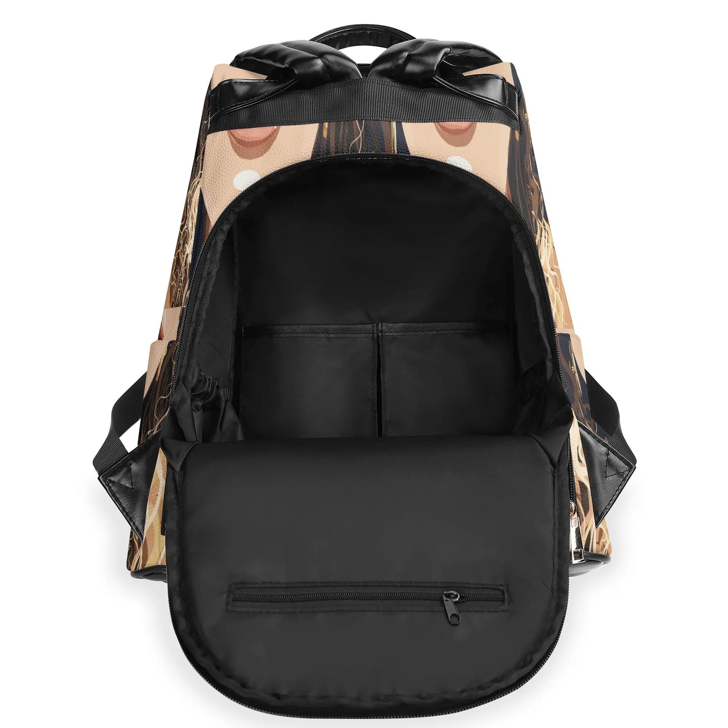 New Travel PU Daypack Anti-theft Backpack