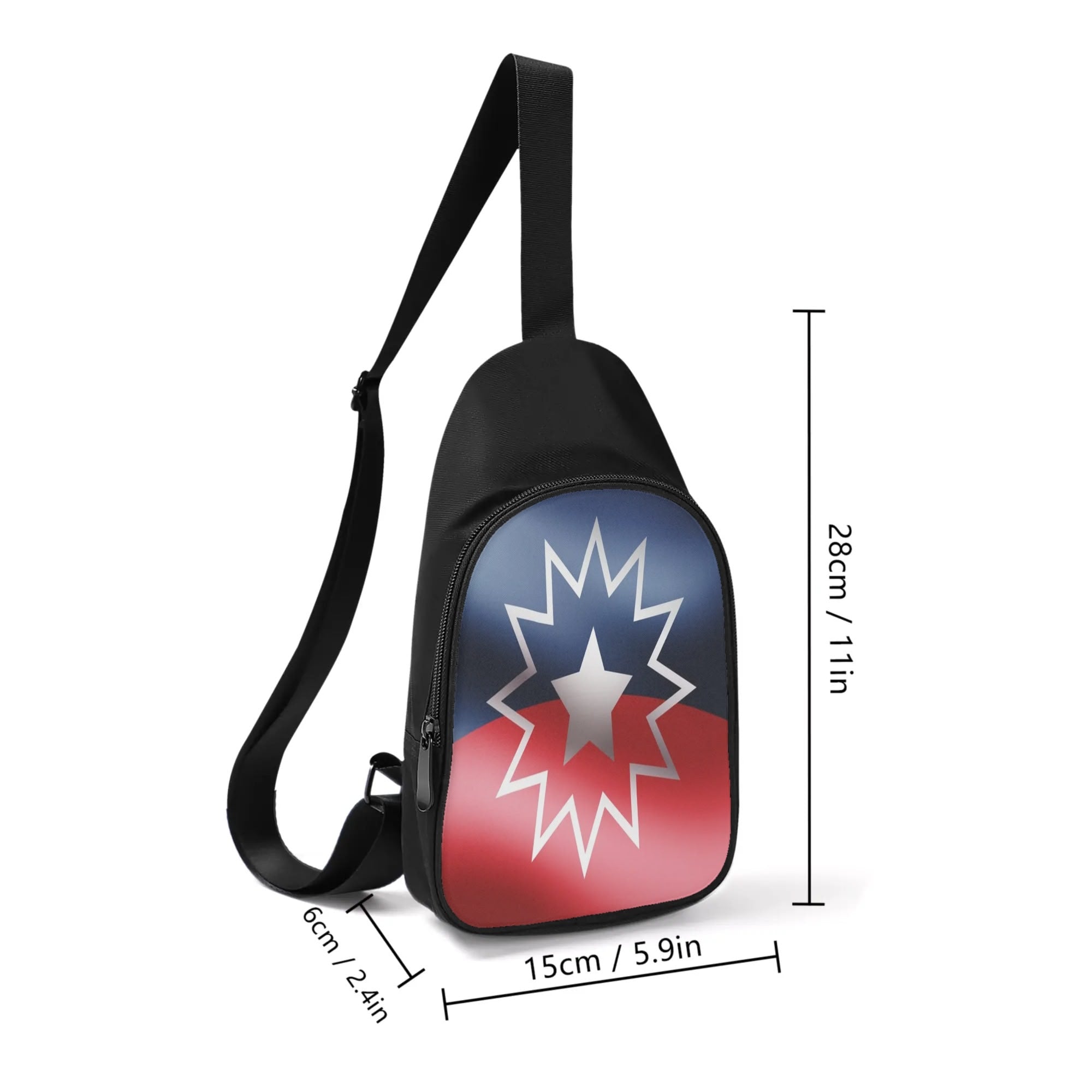 Unisex Chest Bag (Juneteenth) Flag