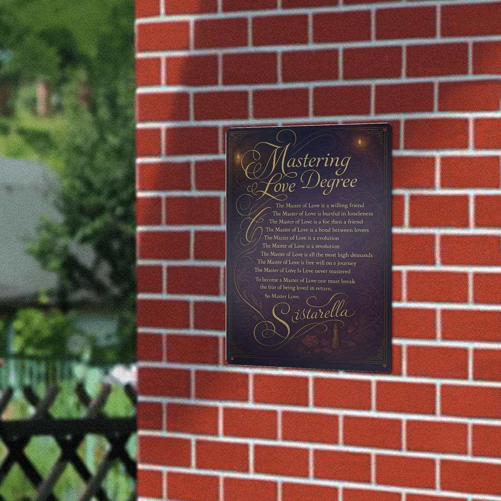 "Mastering Love Degree" Wall Modern Artwork for Home Decor'