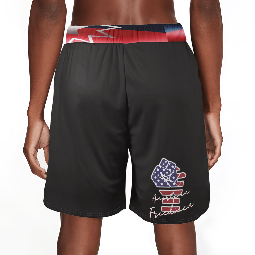 Mens Basketball Mesh Shorts Sea Life Swim Trunks