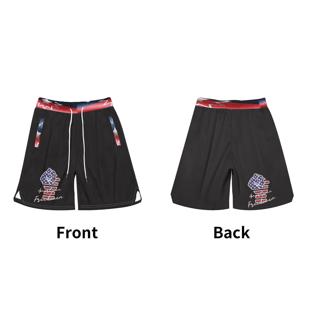 Mens Basketball Mesh Shorts Sea Life Swim Trunks