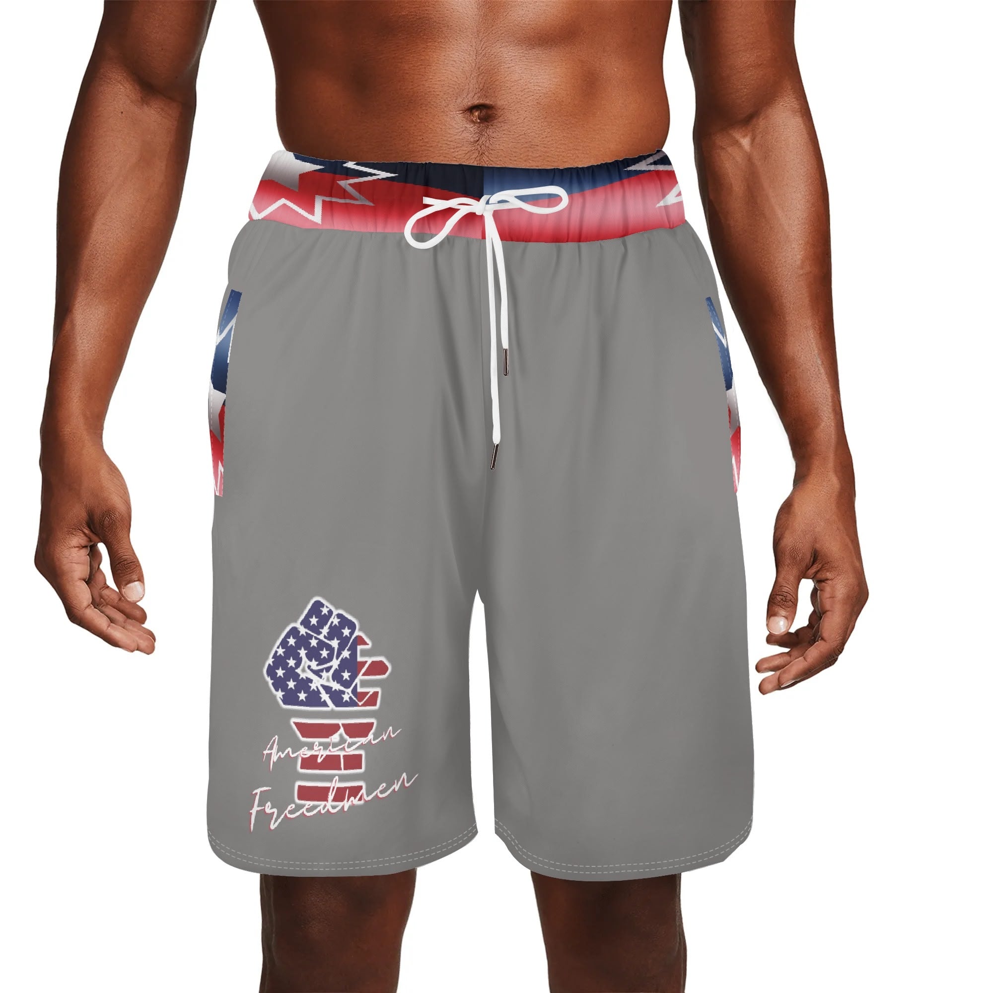 Mens Basketball Mesh Shorts Sea Life Swim Trunks