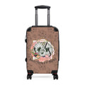 Sunflower Soul Carry-On Suitcase — Floral Travel Luggage with Vintage Butterfly Design