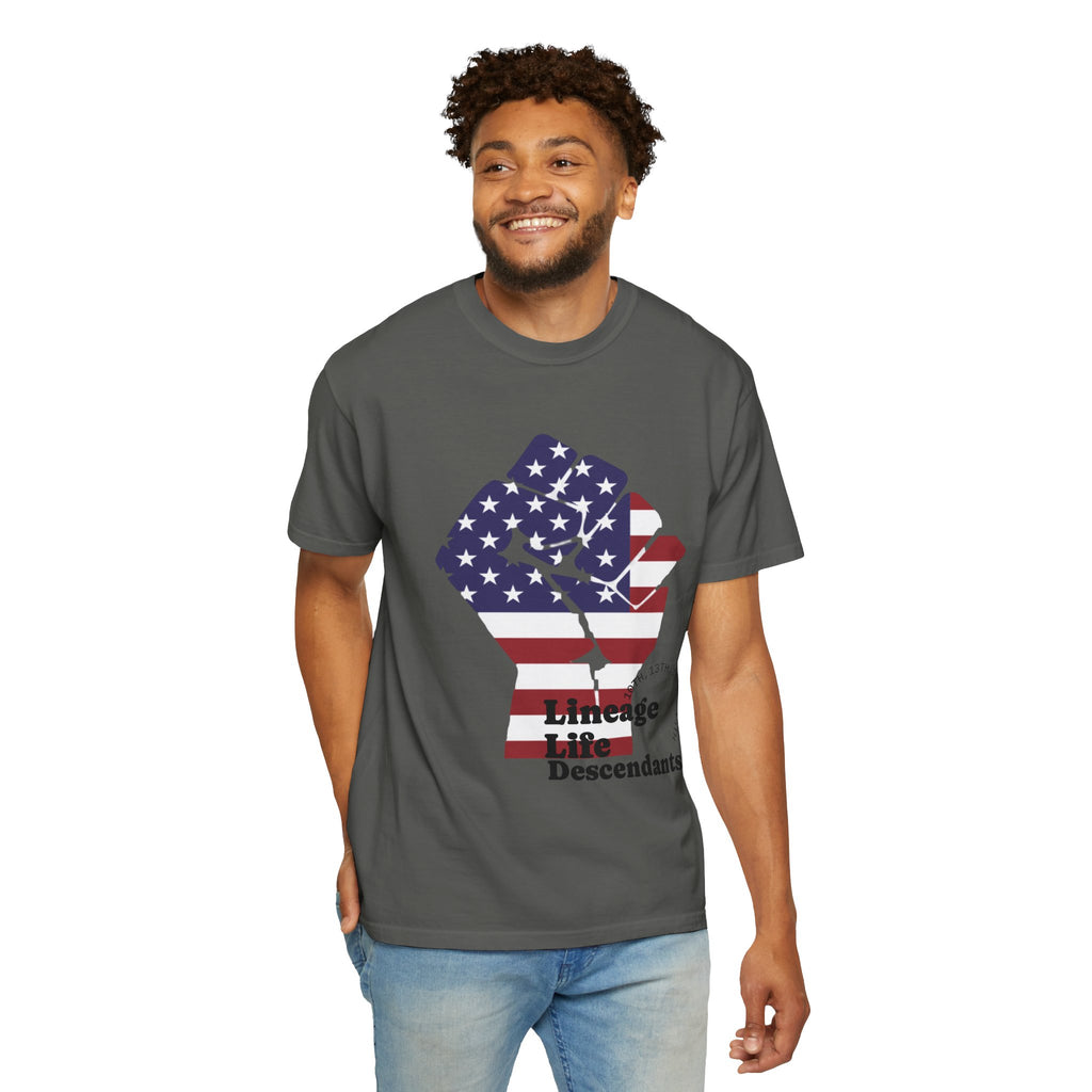 American Flag Fist T-Shirt — Patriotic USA Graphic Tee