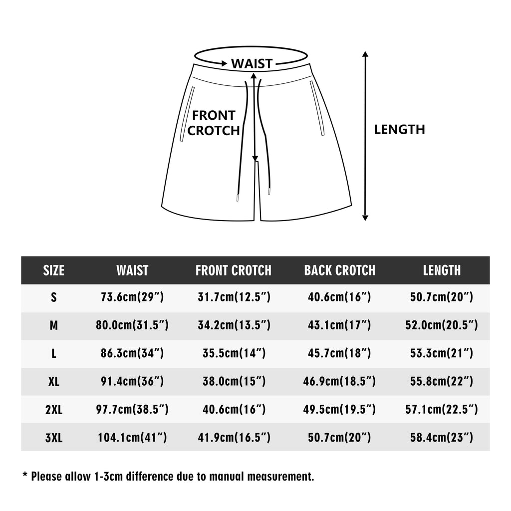 Mens Basketball Mesh Shorts Sea Life Swim Trunks