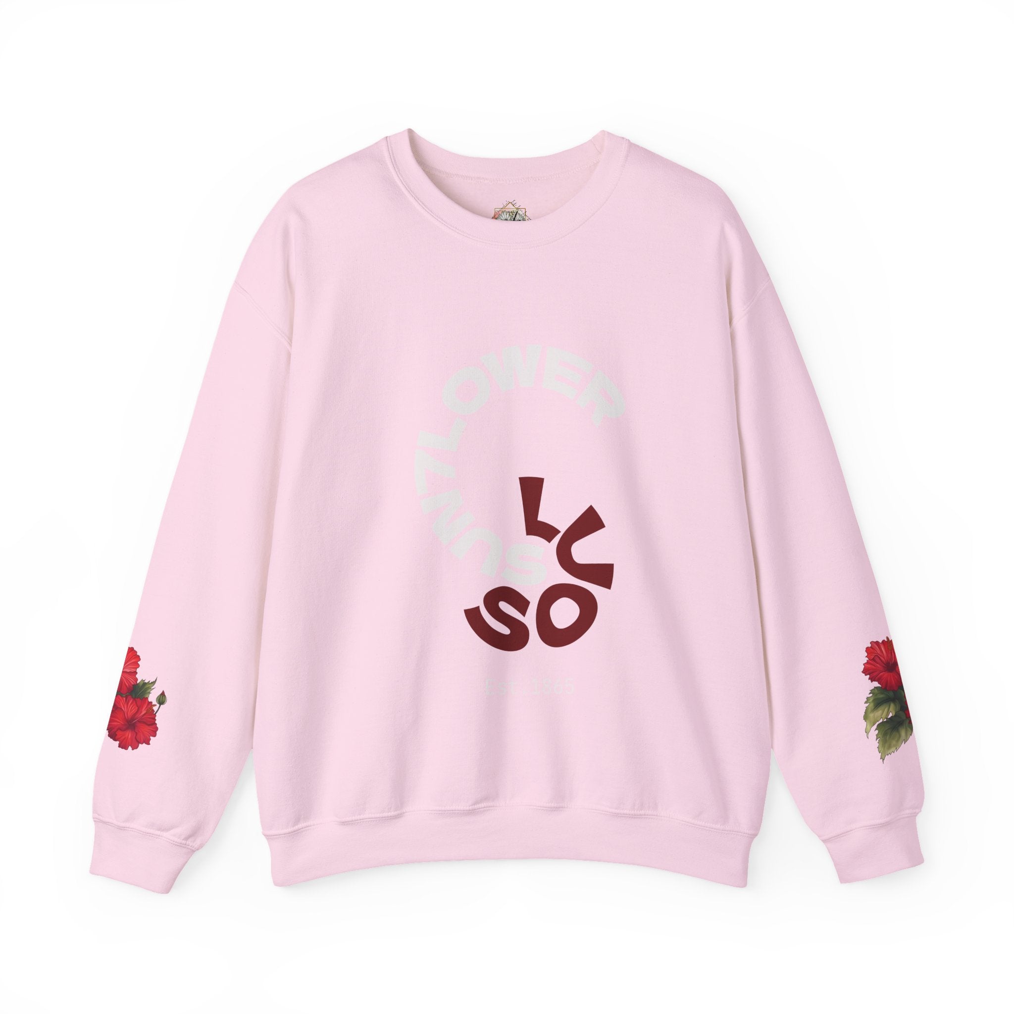 Minimalist 'Luso' Spiral Crewneck Sweatshirt – Modern Casual Pullover