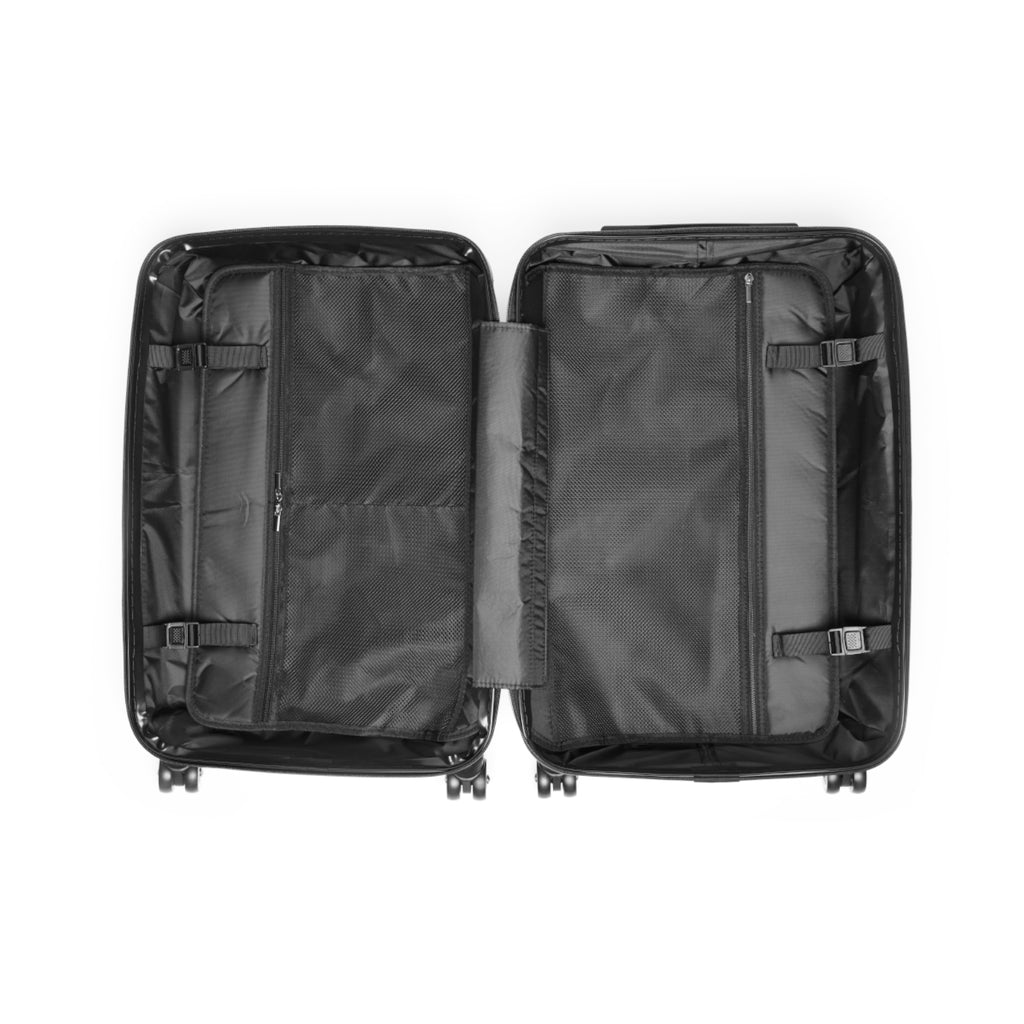 Sunflower Soul Carry-On Suitcase — Floral Travel Luggage with Vintage Butterfly Design