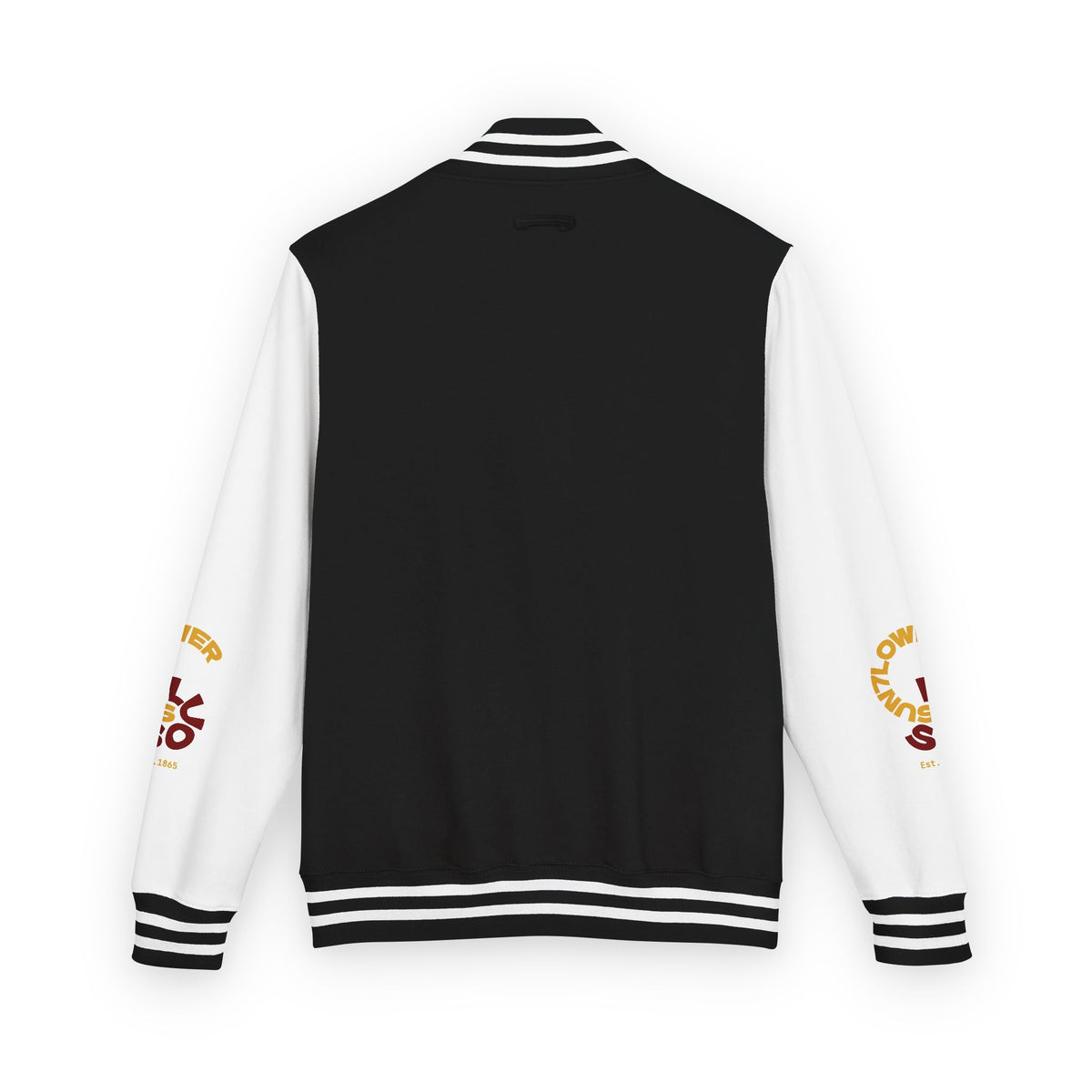 Letterman Jacket — Retro Sun7lower Soul 1865 Crest Varsity Jacket