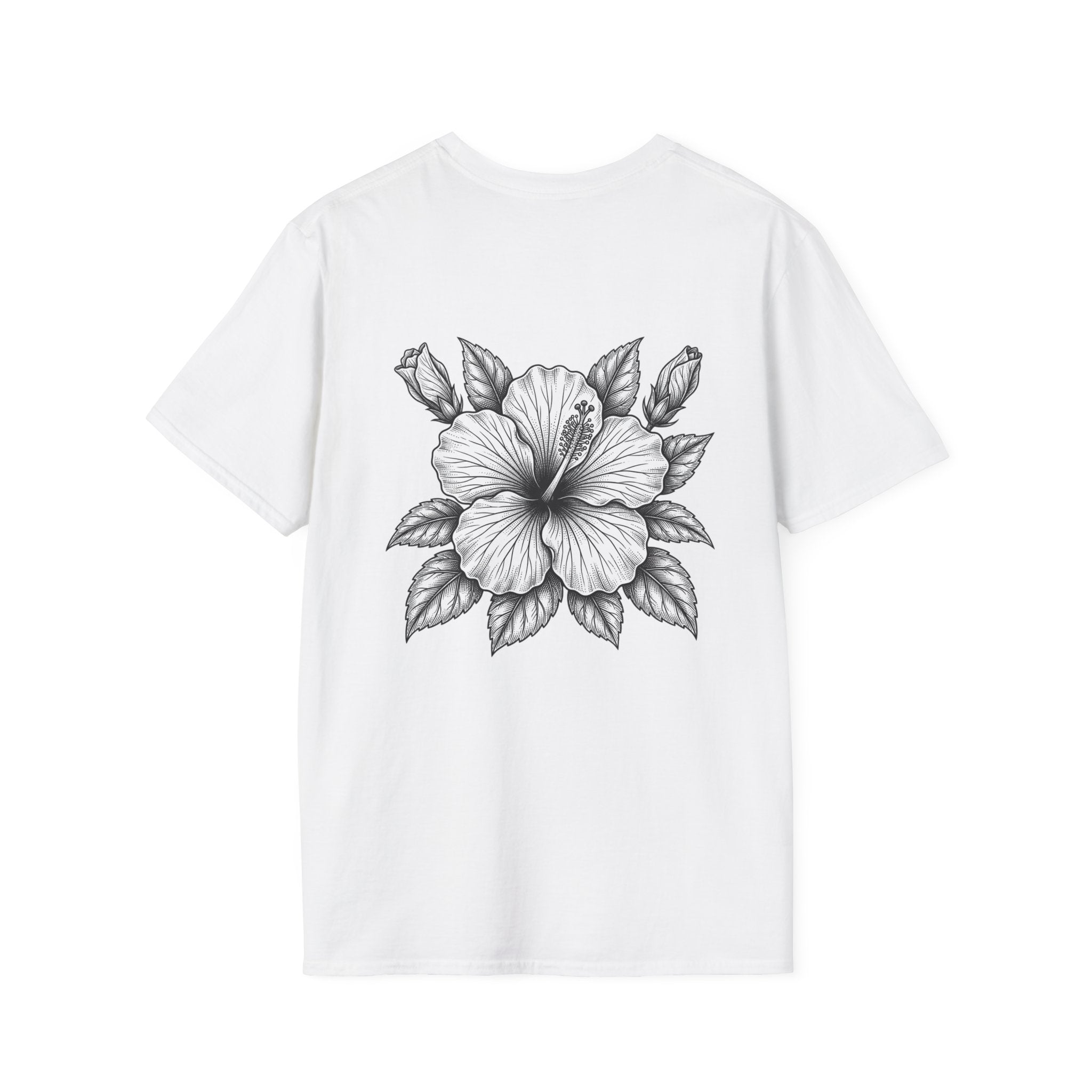 Sunflower Soul Nutrition Facts T-Shirt — Floral Hibiscus Graphic Tee