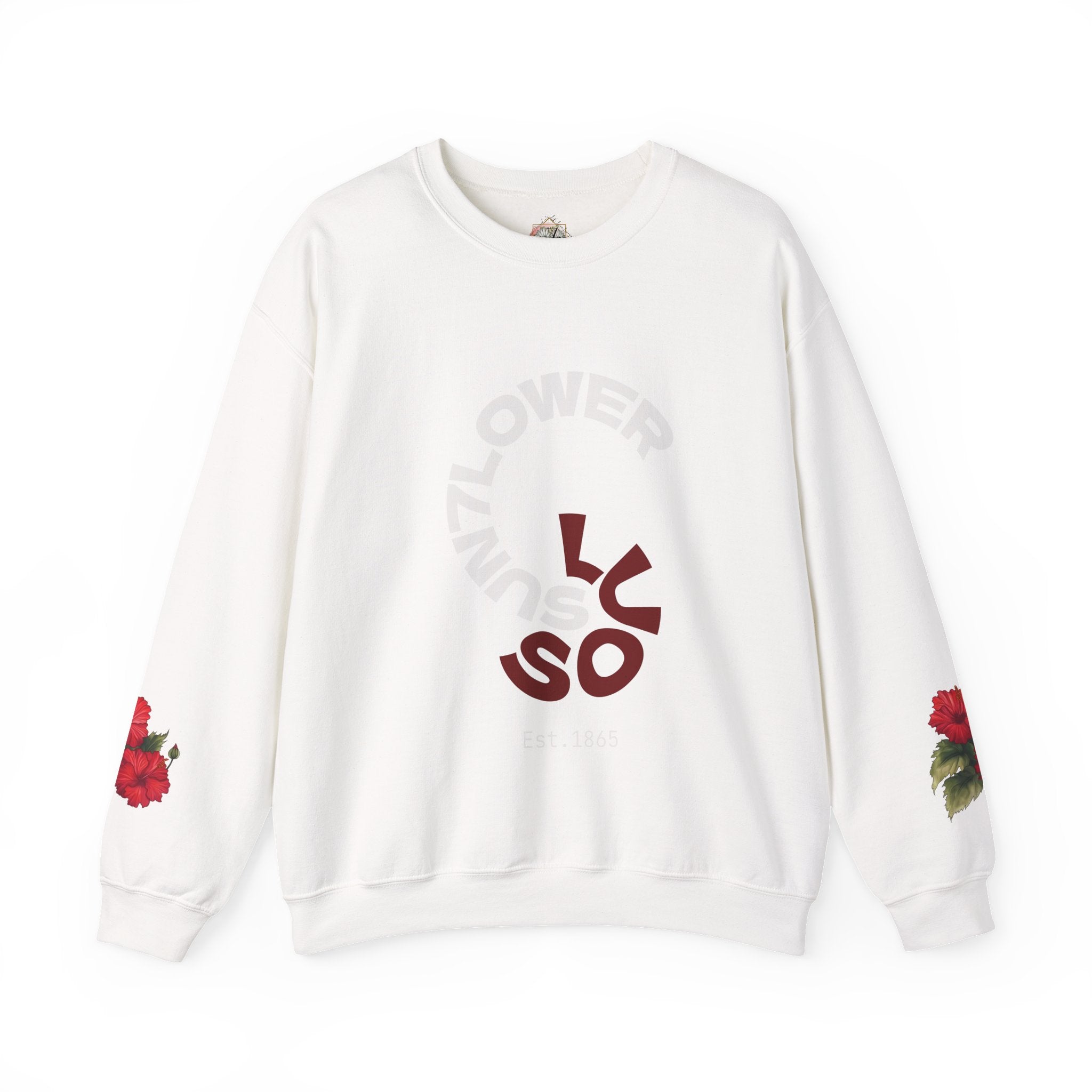 Minimalist 'Luso' Spiral Crewneck Sweatshirt – Modern Casual Pullover