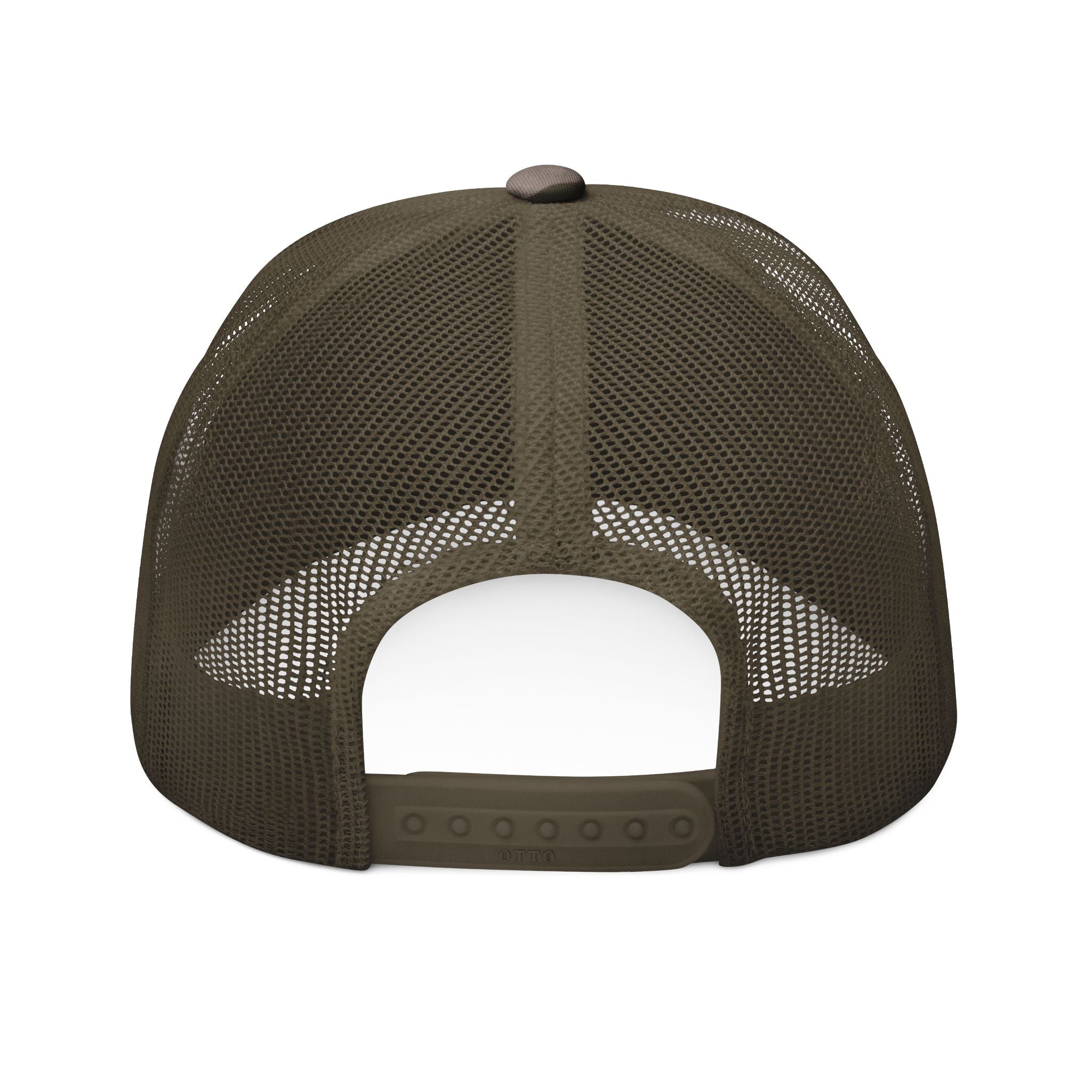 Camo Trucker Hat — Embroidered Outdoor Hunting Cap
