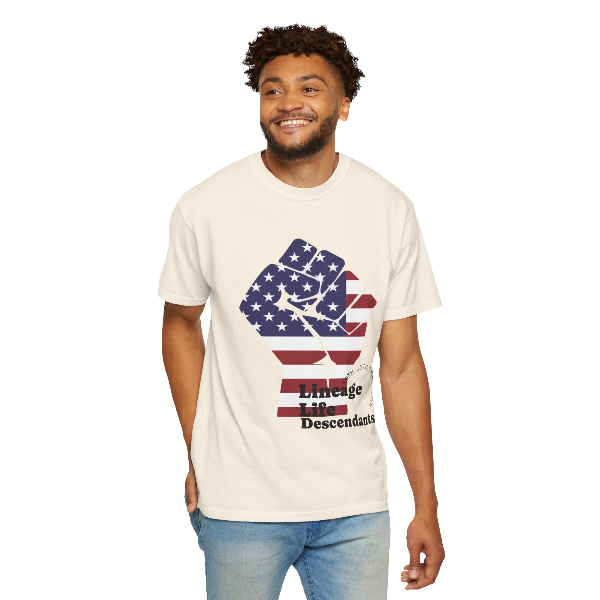 American Flag Fist T-Shirt — Patriotic USA Graphic Tee