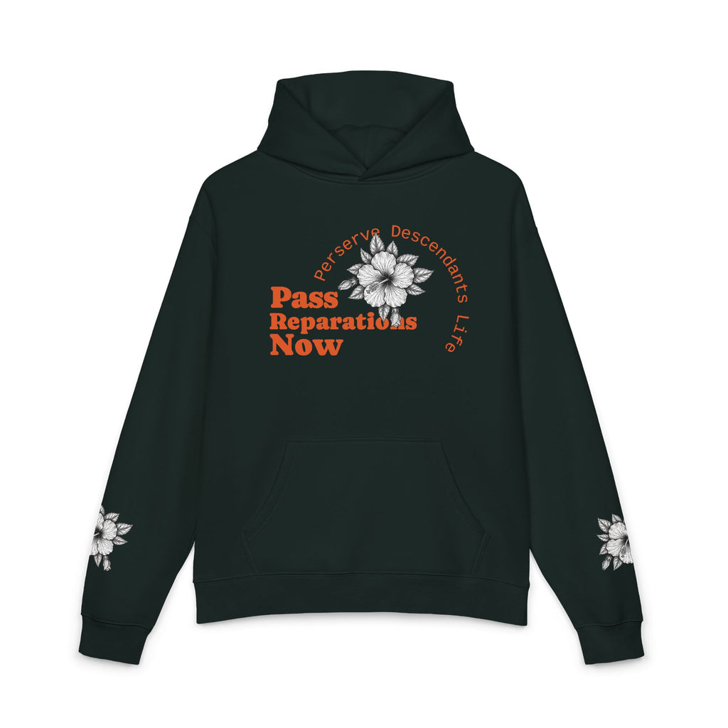 Pass Reparations Now Hoodie — Stand On Code Graphic Relaxed Hoodie
