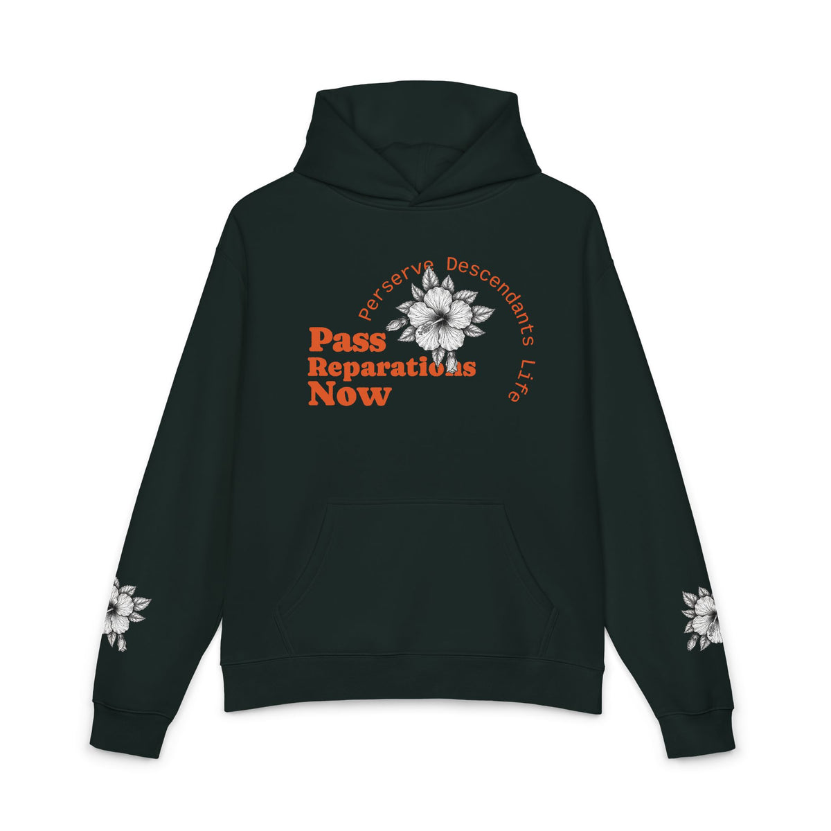 Pass Reparations Now Hoodie — Stand On Code Graphic Relaxed Hoodie