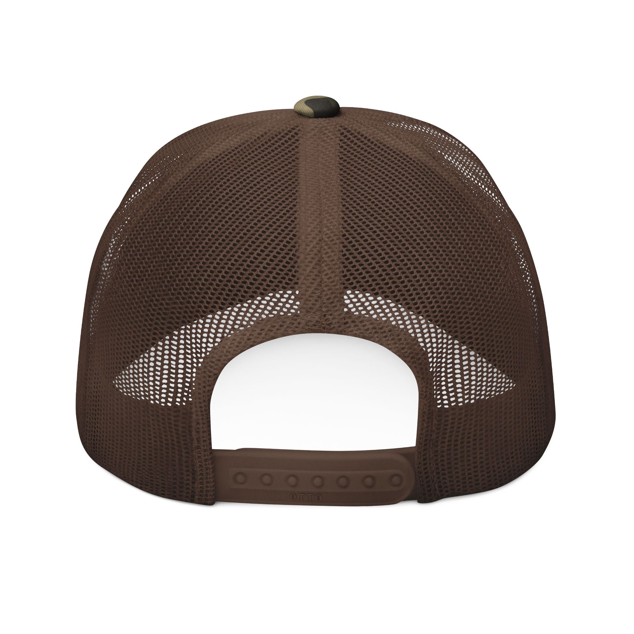 Camo Trucker Hat — Embroidered Outdoor Hunting Cap