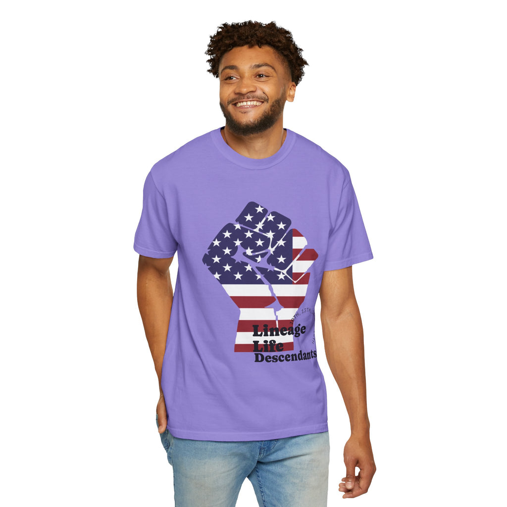 American Flag Fist T-Shirt — Patriotic USA Graphic Tee