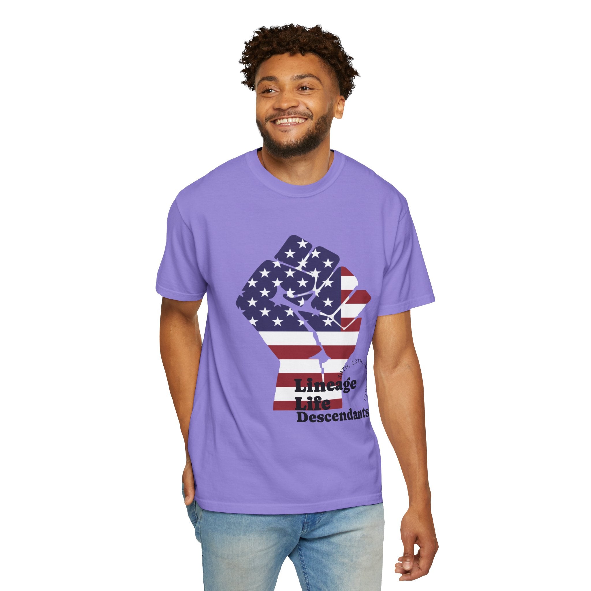 American Flag Fist T-Shirt — Patriotic USA Graphic Tee