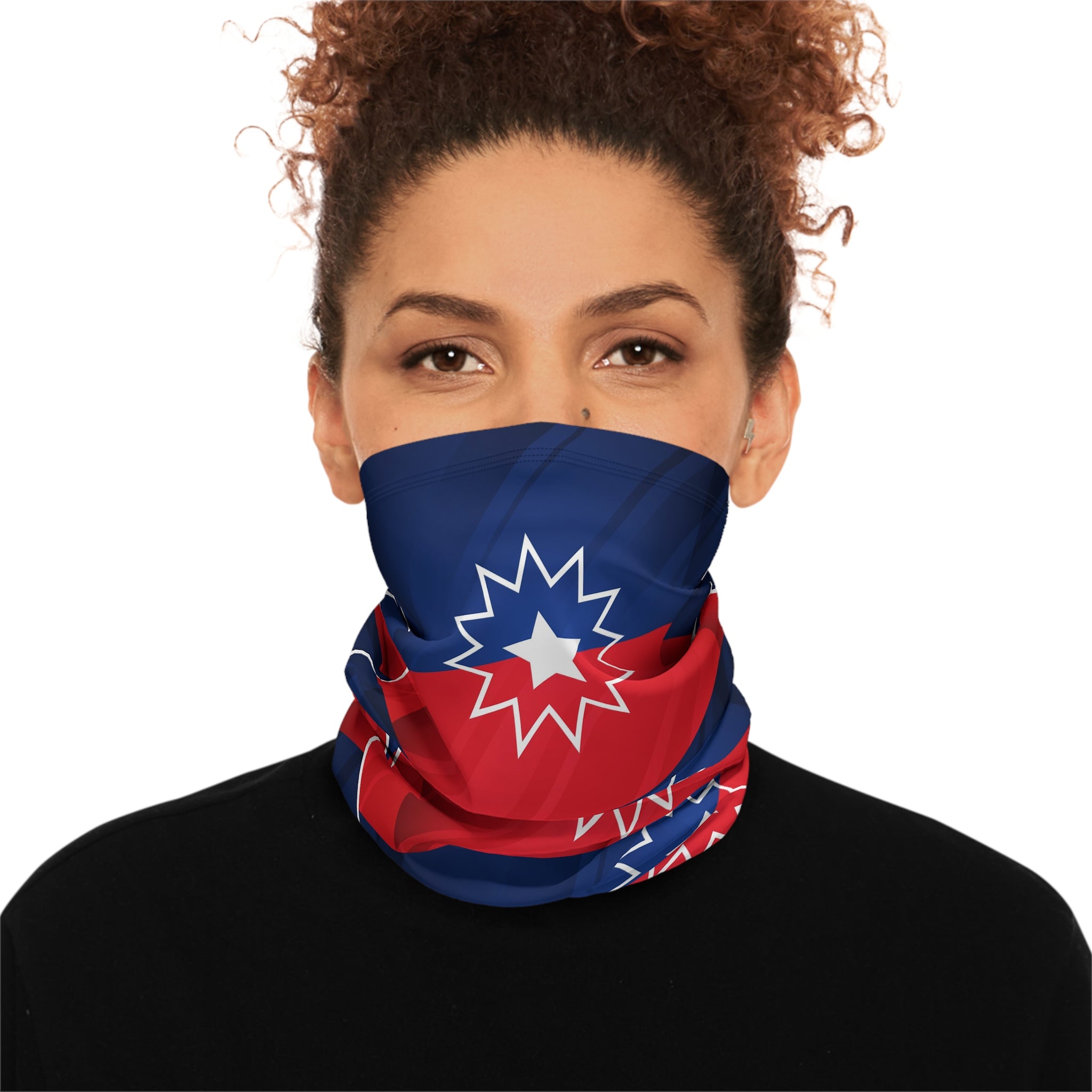 Winter Neck Gaiter With Drawstring