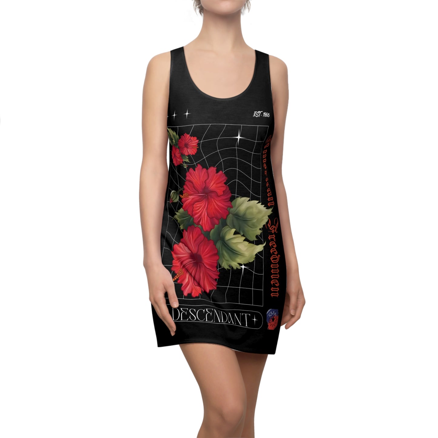 Women's Cut & Sew Racerback Dress (AOP)