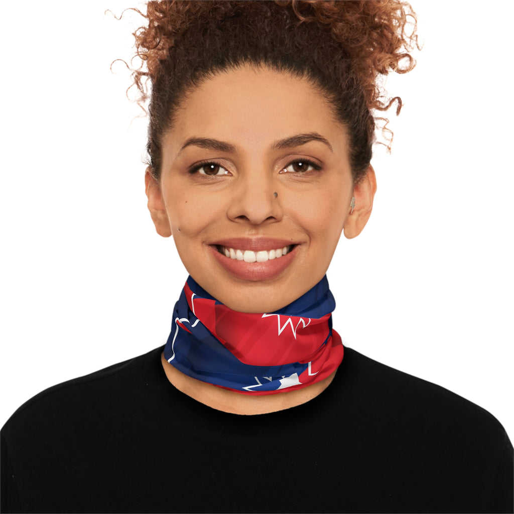 Winter Neck Gaiter With Drawstring