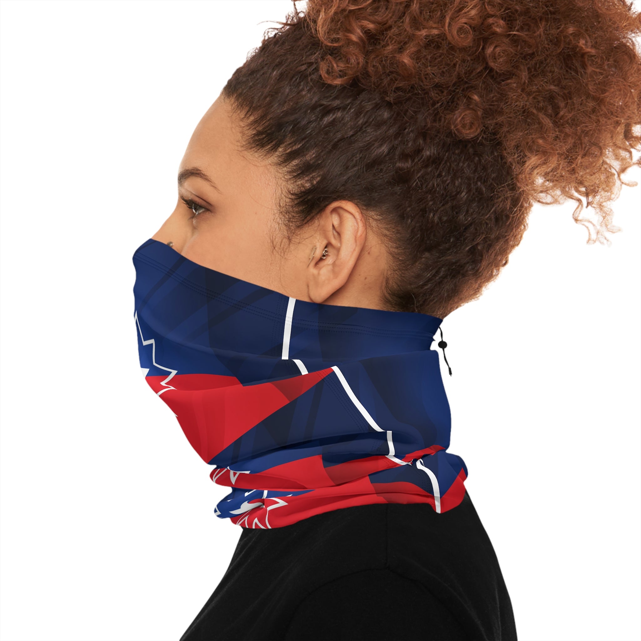 Winter Neck Gaiter With Drawstring