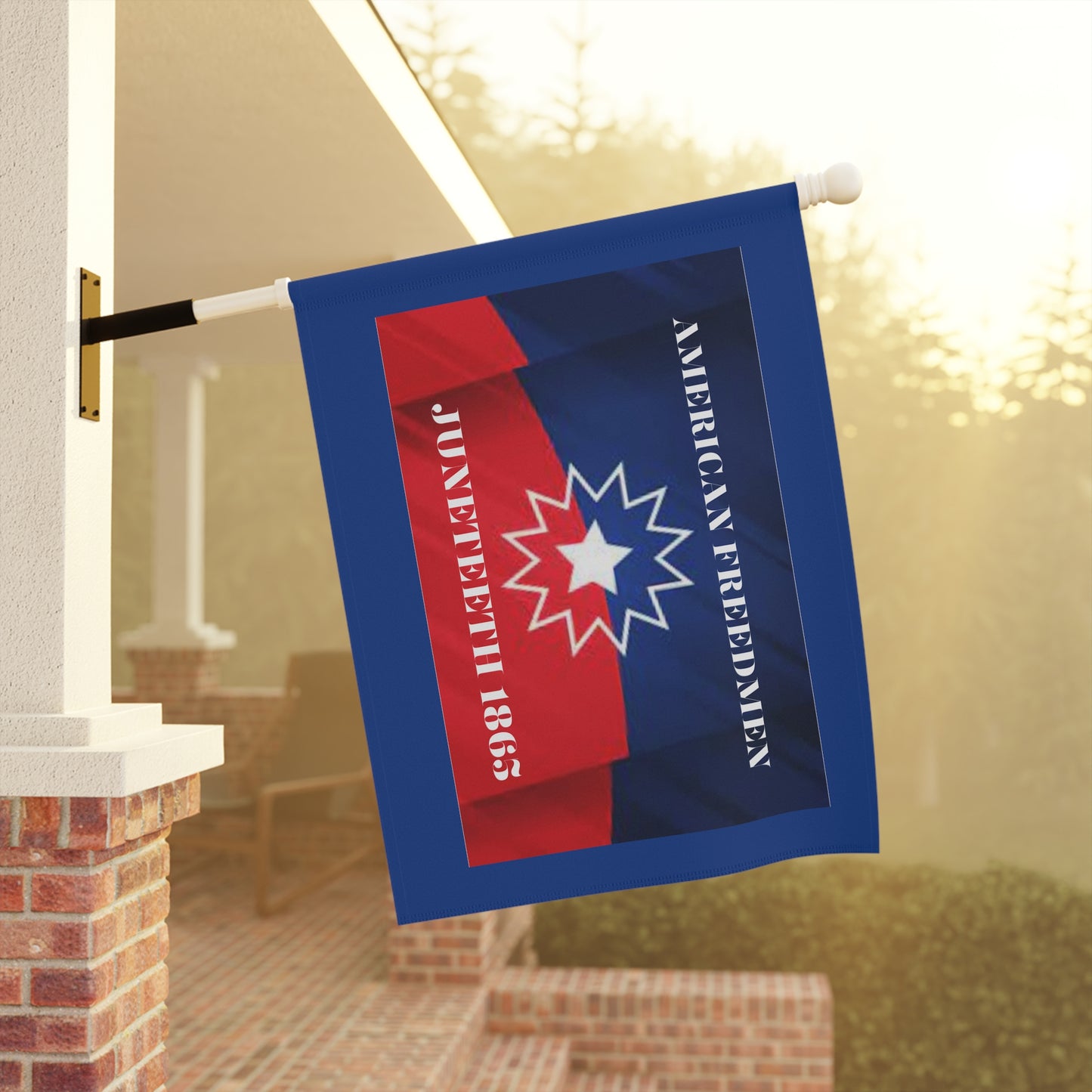 Garden & House Banner - American Freedmen Juneteenth